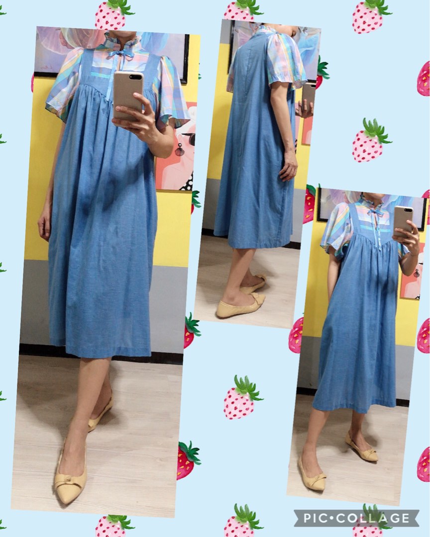 Mint Cord Ruffle Neck Dress