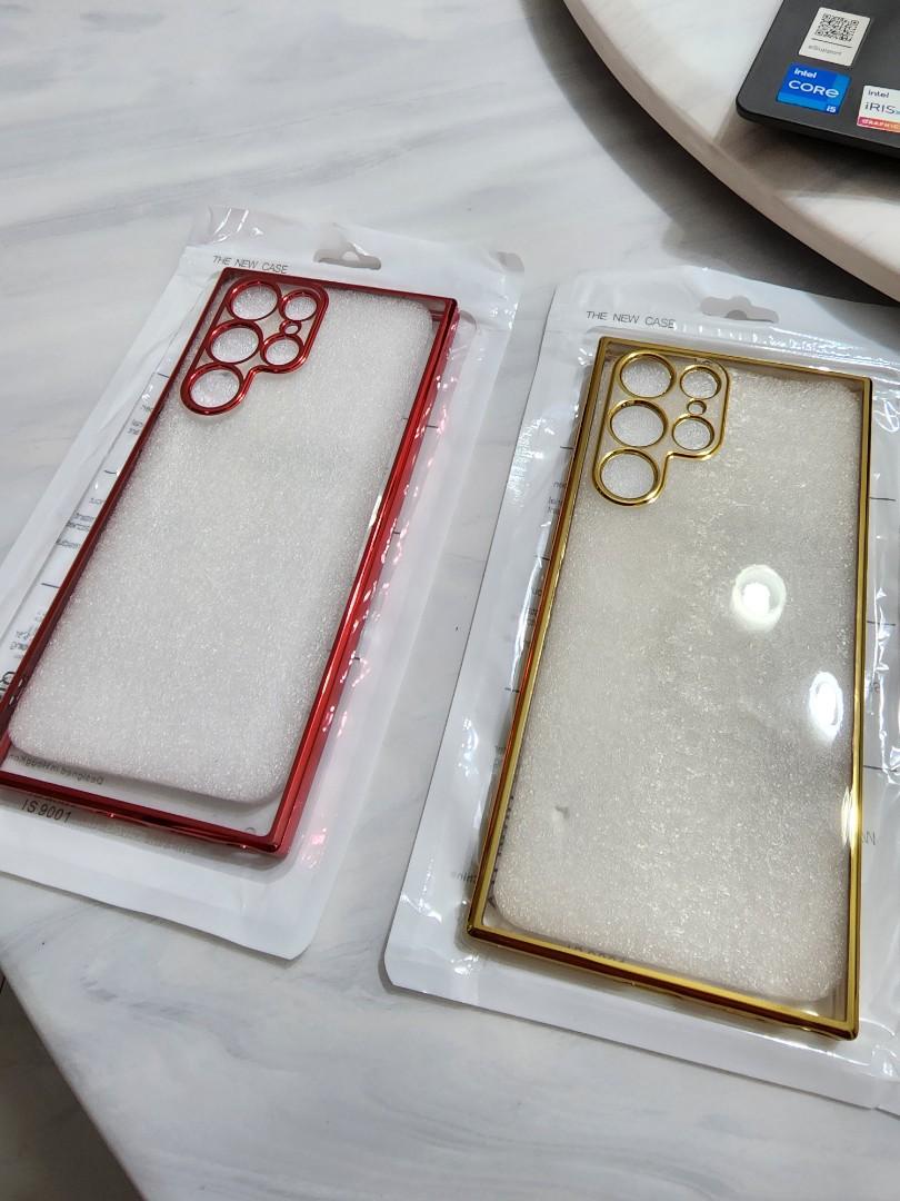 Casing Gold S22 ultra casing - gold and rose gold, Mobile Phones & Gadgets, Mobile ...