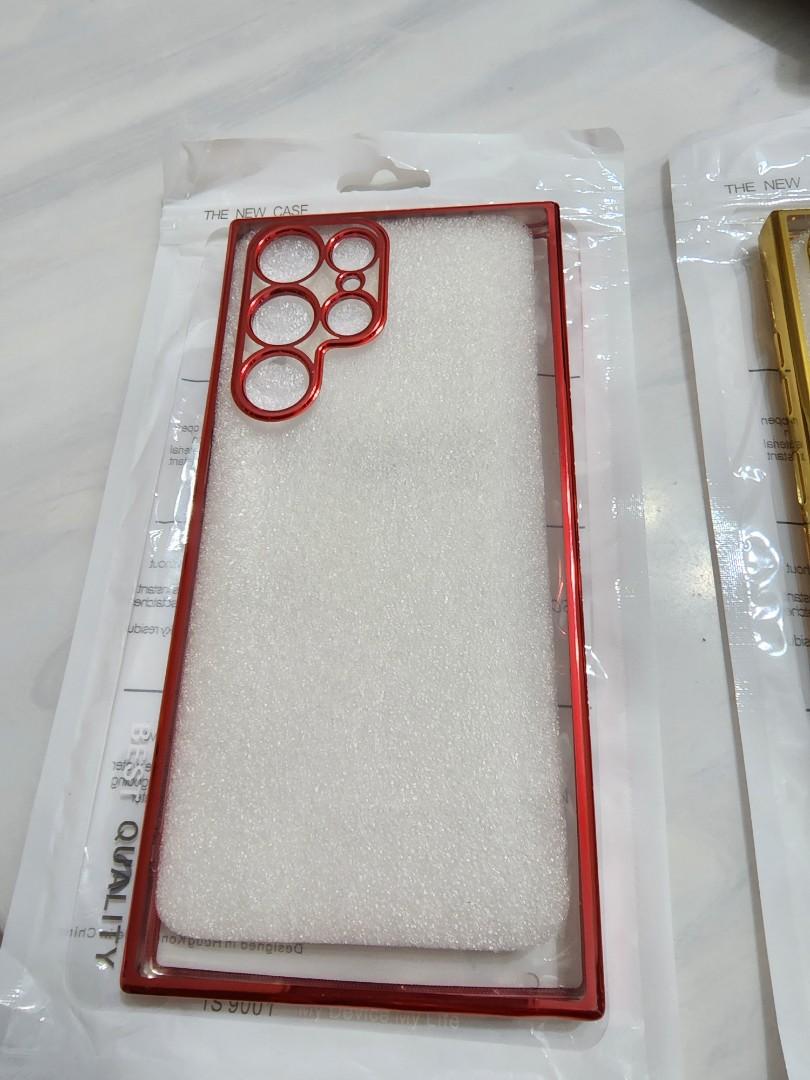 Casing Gold S22 ultra casing - gold and rose gold, Mobile Phones & Gadgets, Mobile ...