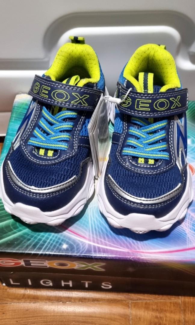 Sale BN Geox Kids Boys Navy Blue Spheritt Shoes US8