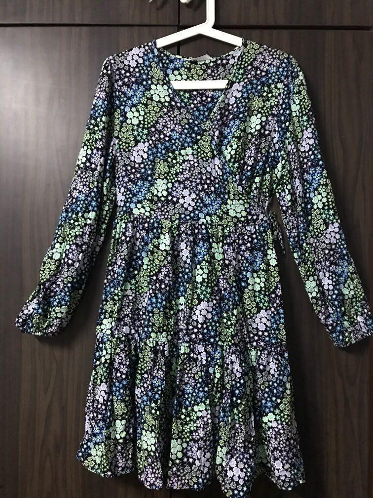 Sales Marks and Spencer Girl Floral Long Dress 13 14 years