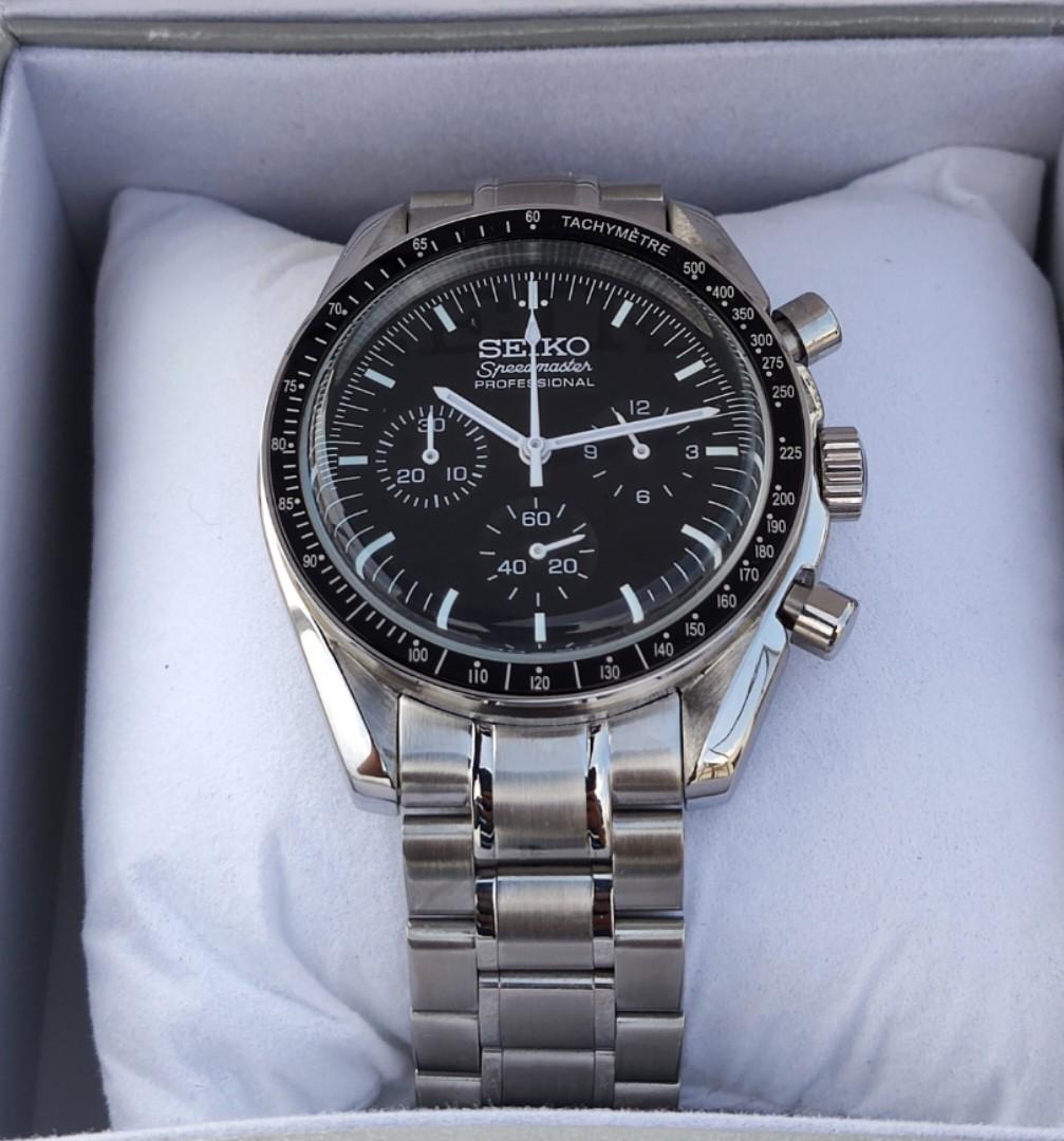 Seiko Omega Speedtimer Mod, Men's Fashion, Watches & Accessories, Watches  on Carousell