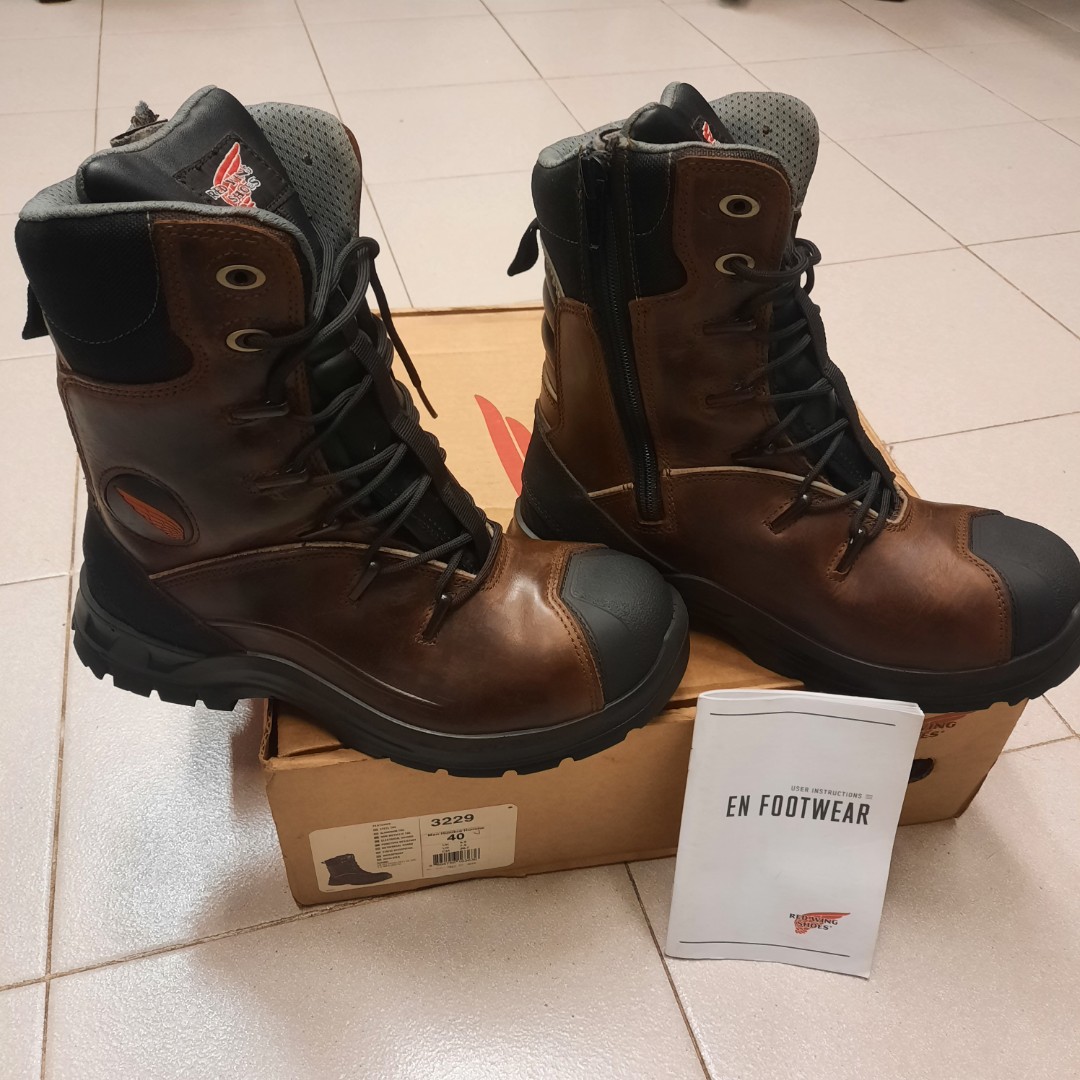 Sepatu Boots Safety Shoes Red Wing Redwing 3229 Uk.40 Original, Fesyen ...