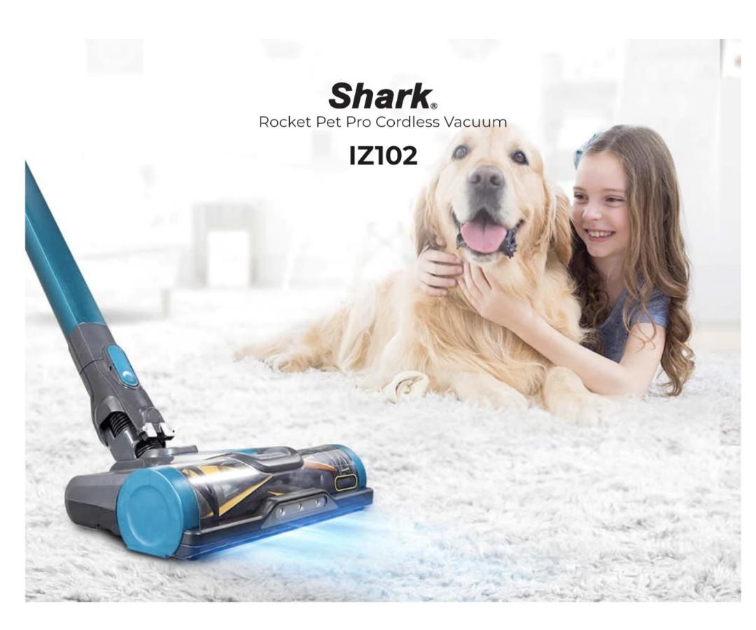 SHARK CORDLESS VACUUM WITH SELF CLEANING BRUSHROLL IZ102, Furniture