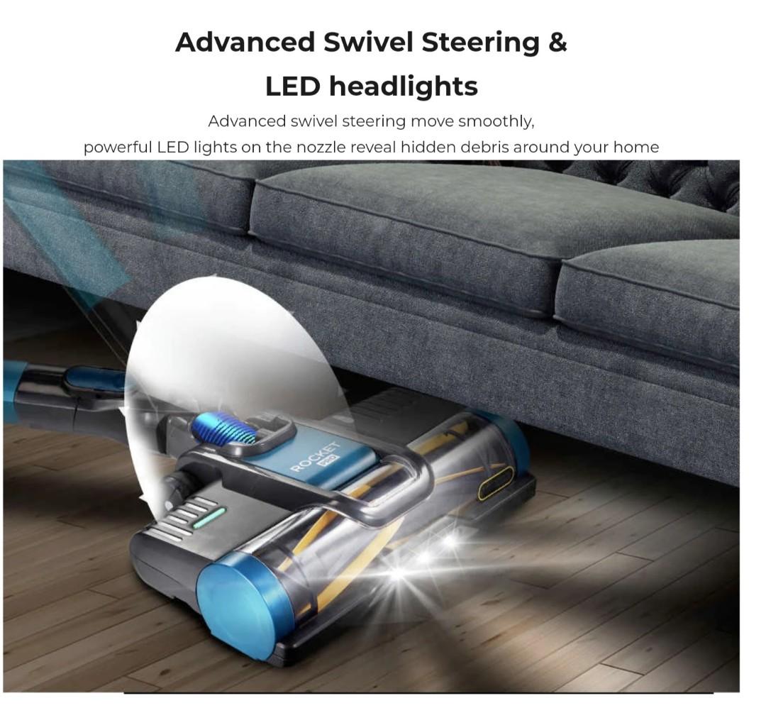 SHARK CORDLESS VACUUM WITH SELF CLEANING BRUSHROLL IZ102, Furniture