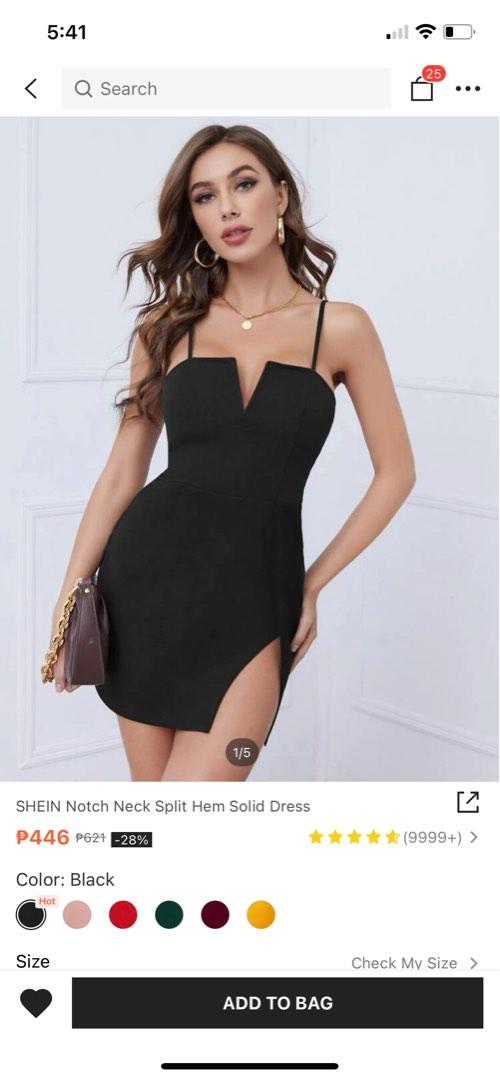 SHEIN BLACK DRESS Women s Fashion Dresses Sets Dresses on
