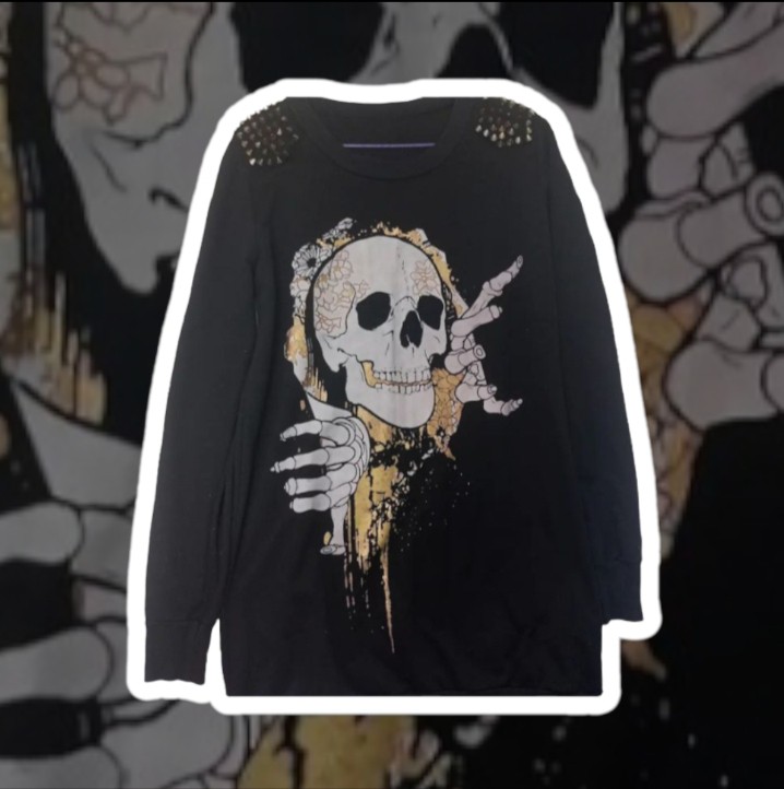 Skull sales sweater dress