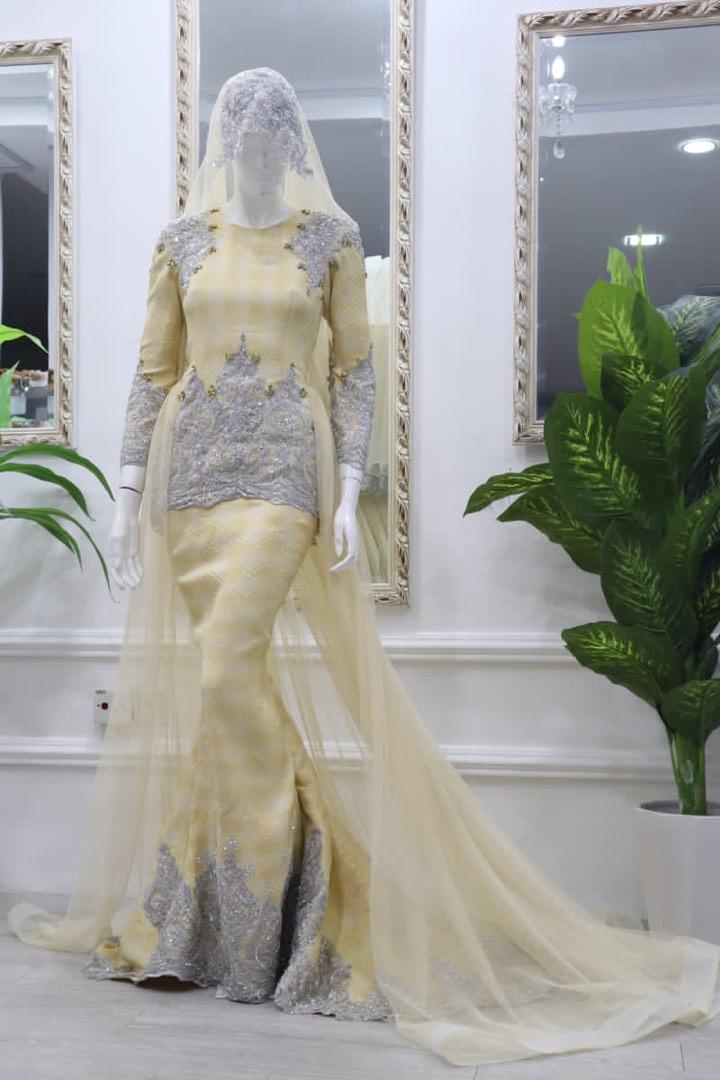 Modern songket deals wedding dress