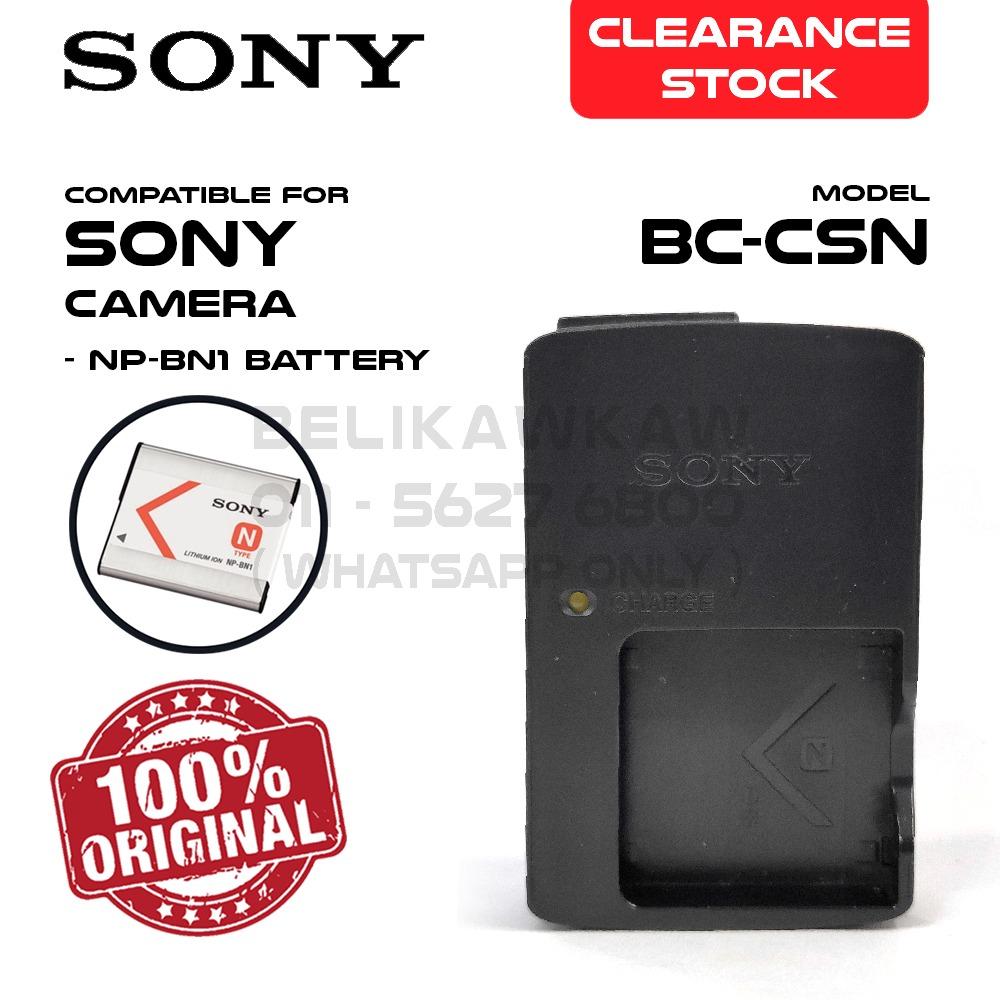 SONY CYBER-SHOT BATTERY CHARGER FITS NP-BN1 BATTERIES ( BC-CSN ),  Photography, Photography Accessories, Camera Bags & Carriers on Carousell