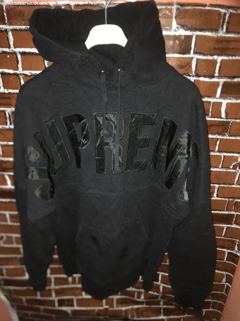 Supreme banner hoodie discount