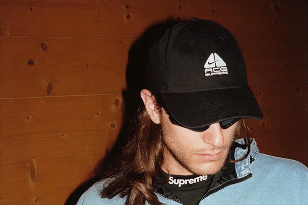 現貨)Supreme X NIKE ACG Denim 6-Panel 棒球帽, 男裝, 手錶及配件
