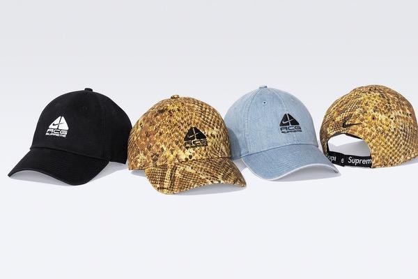 現貨)Supreme X NIKE ACG Denim 6-Panel 棒球帽, 男裝, 手錶及配件