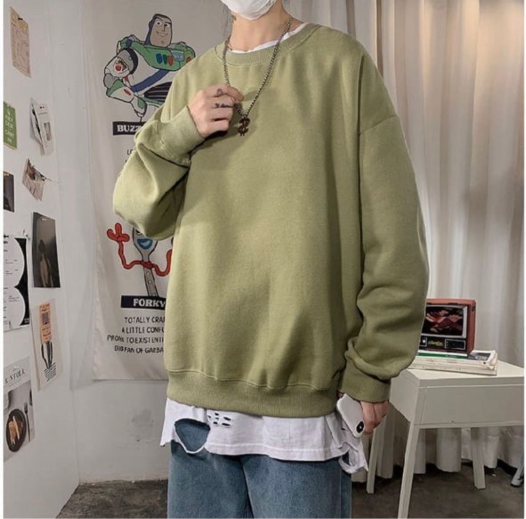 Sweatshirts Baggy, Men's Fashion, Tops & Sets, Hoodies on Carousell