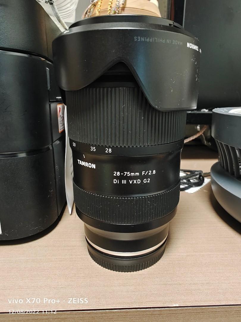騰龍Tamron 2875 F/2.8 Di III VXD G2 2代 Sony Emount, 攝影器材, 鏡頭及裝備 Carousell