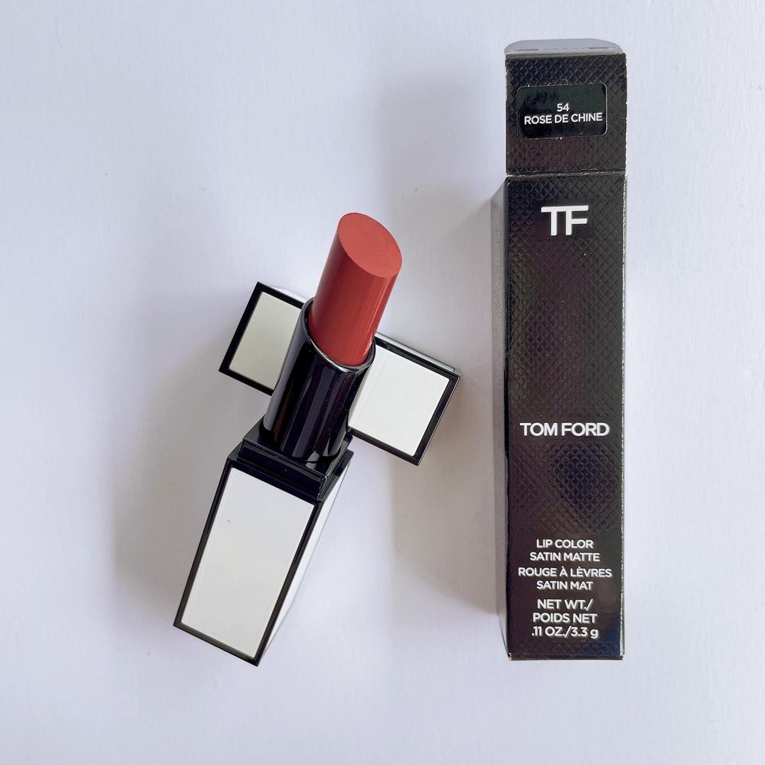 Tom Ford Lip Color Satin Matte - 54 Rose De Chine, Beauty & Personal Care,  Face, Makeup on Carousell