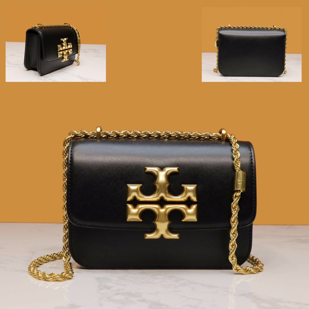 TORY BURCH Eleanor Small Convertible Shoulder Bag 73589 Black, Women's  Fashion, Bags & Wallets, Shoulder Bags on Carousell