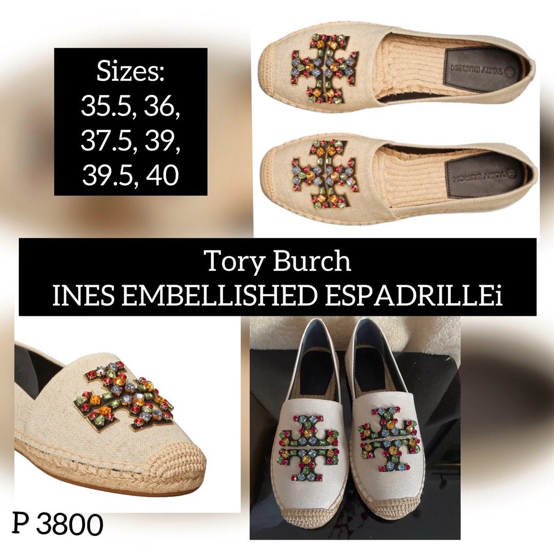 Tory Burch Beige Calf Leather Bos Taurus Slip-On Loafers