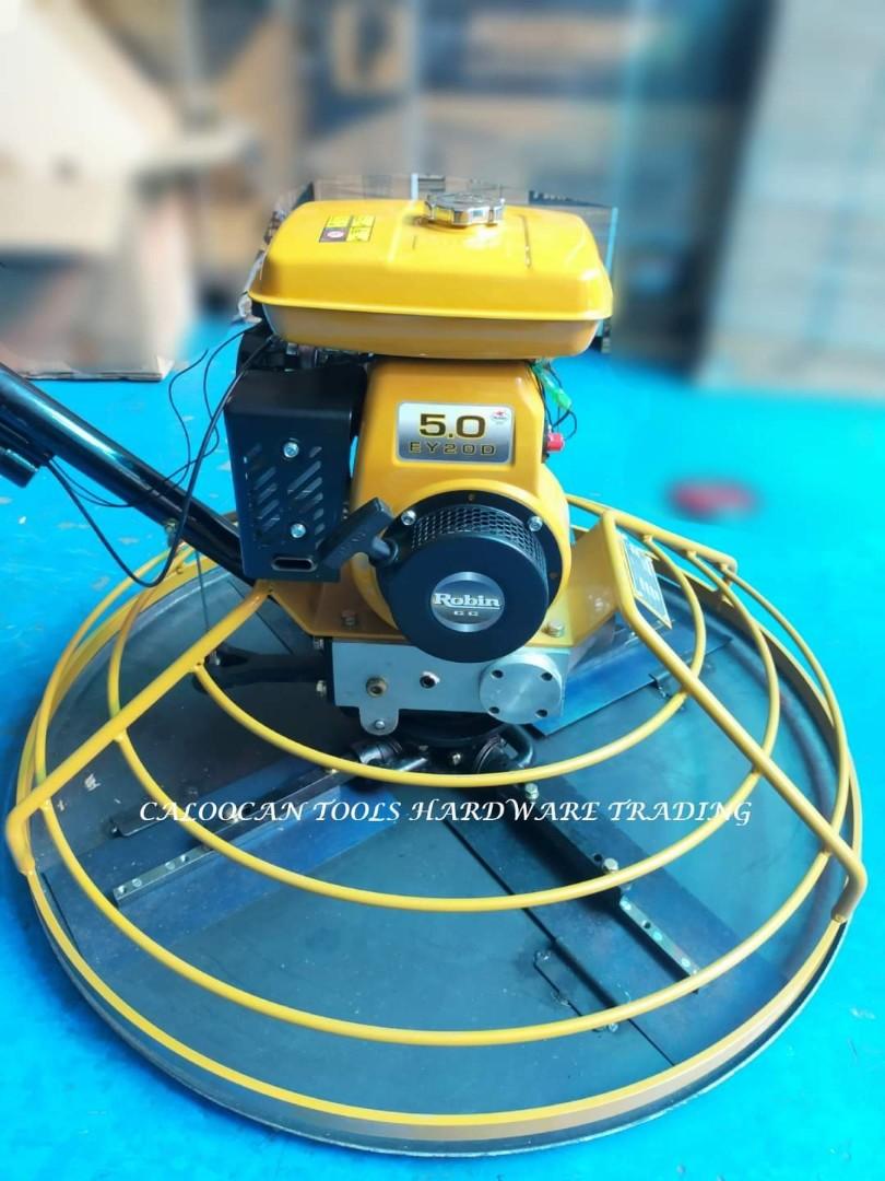 Toyoyama Power Trowel 5HP PT36 with Robin Engine EY20 5HP with Pan