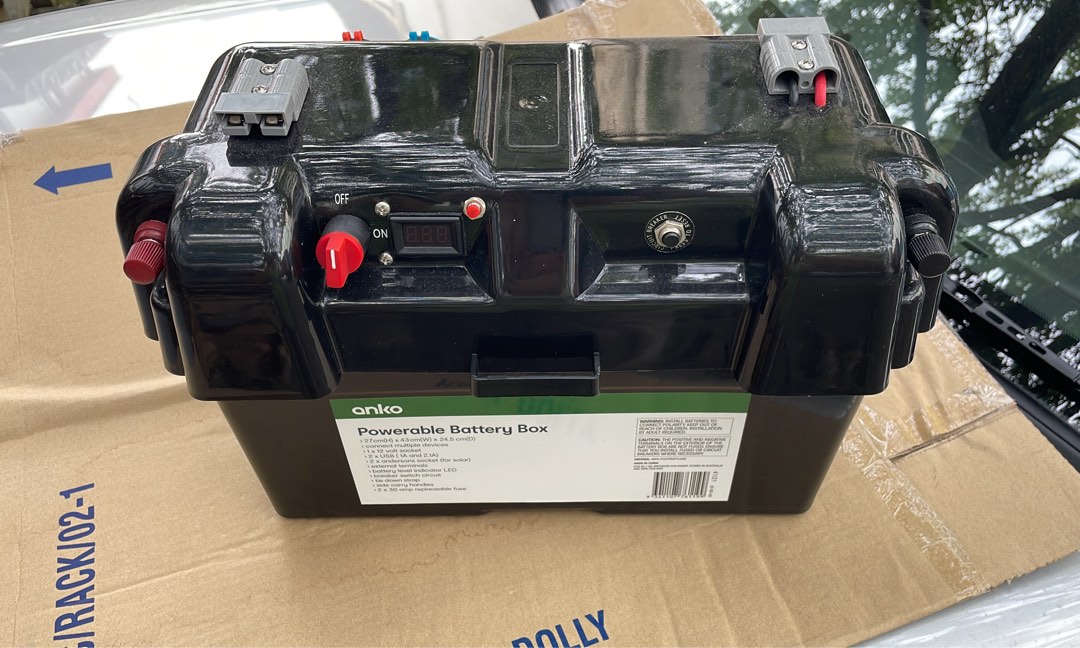 Trolling motor battery box, Sports Equipment, Fishing on Carousell