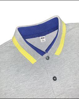 Uniqlo polo shirt pria size M