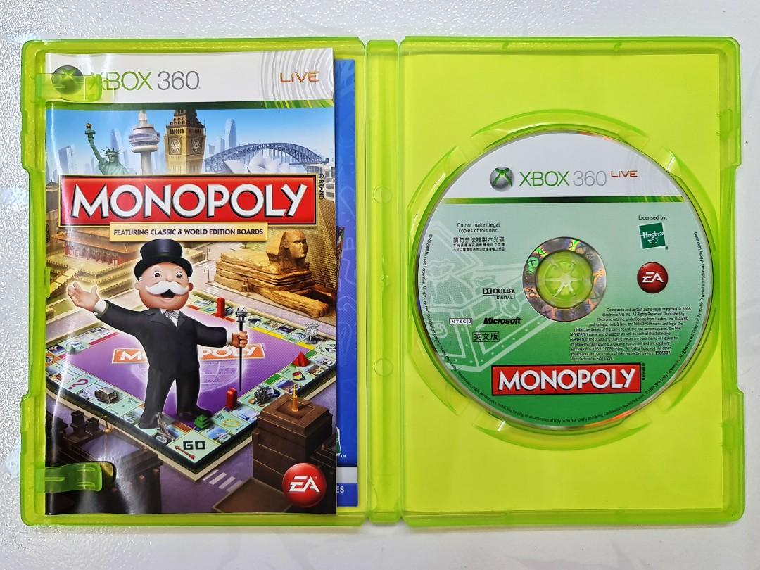 Video Game for Xbox 360 Monopoly Featuring Classic & World Edition