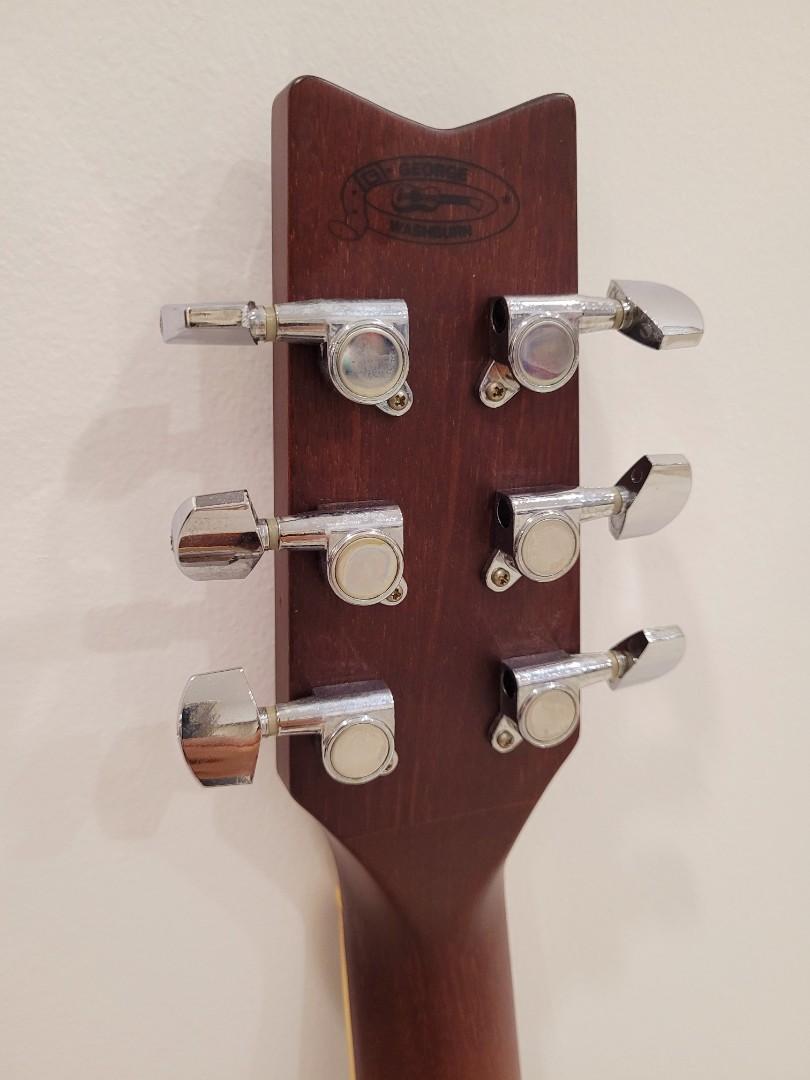 Washburn D8 Acoustic Guitar, Hobbies & Toys, Music & Media, Musical
