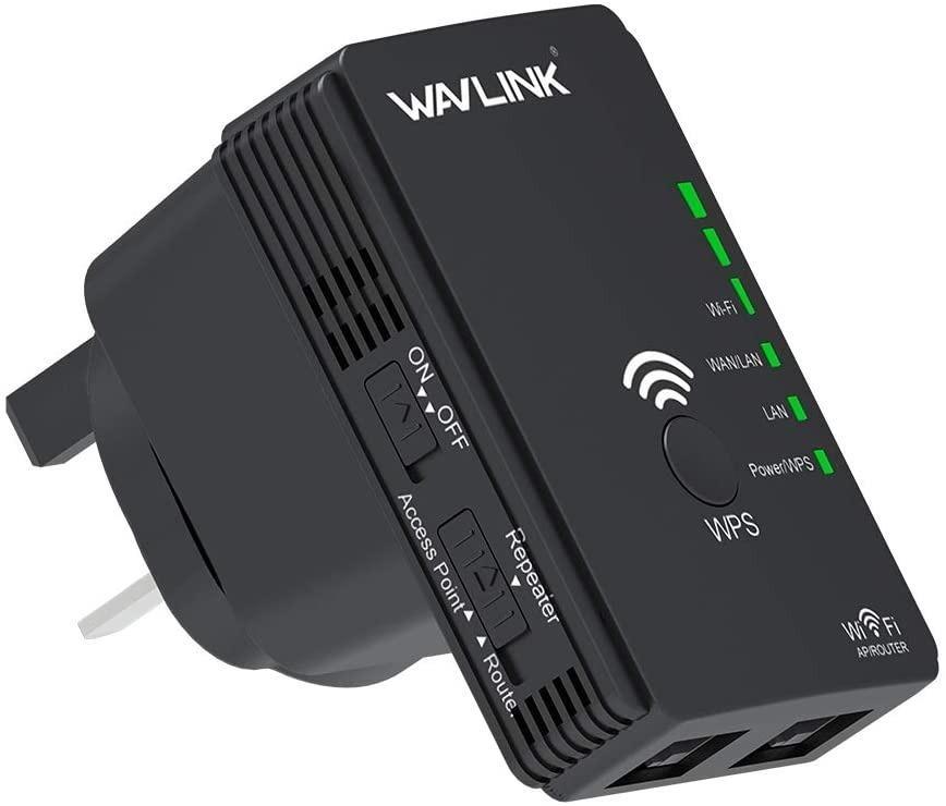 WAVLINK AC750 Wi-Fi Extender, Dual Band Wifi Booster, Wireless Router ...