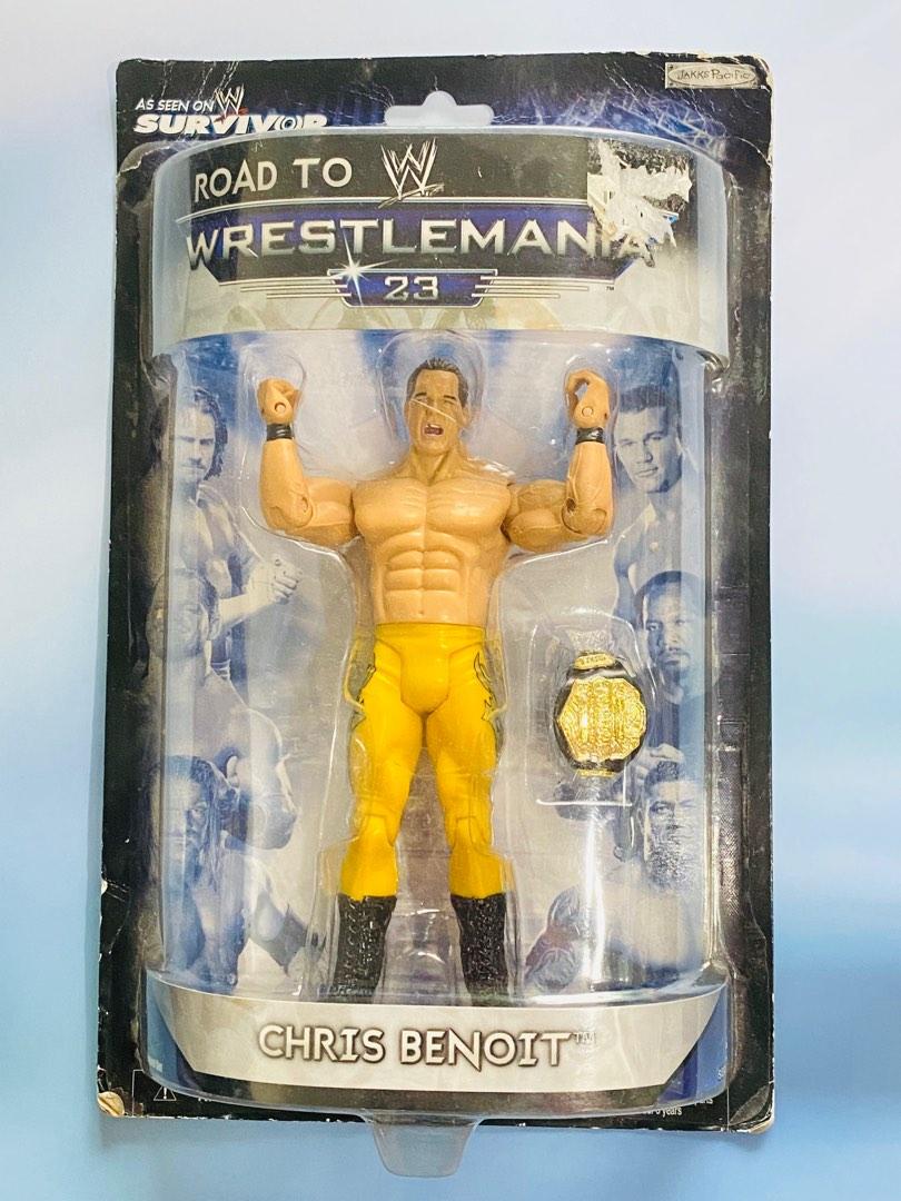 WWE Chris Benoit figure Wrestlemania 23, Hobbies & Toys, Toys & Games
