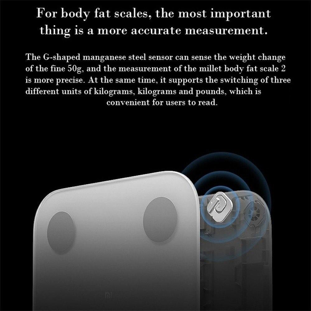 Xiaomi Weight Scale Smart Fat Weight Scale Mi Body Composition Scale 2