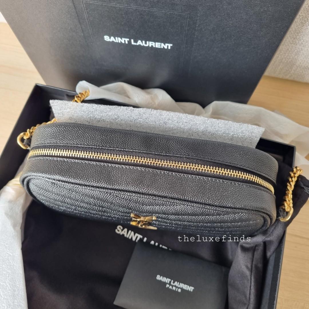 Saint Laurent Lou Camera Bag Suede/Leather, 100% Authentic, $1590