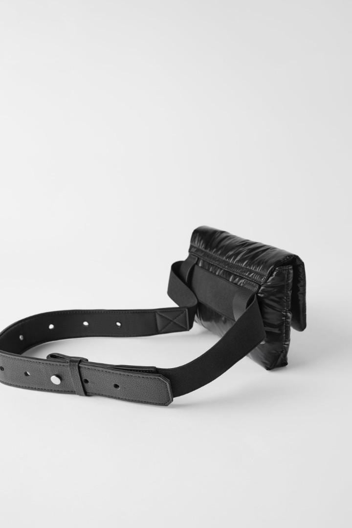 ZARA Quilted Belt Bag, Women's Fashion, Bags & Wallets, Purses