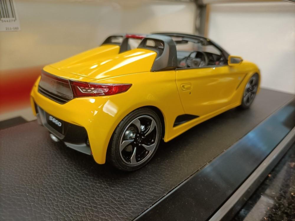 1:18 1/18 Hobby Japan Honda S660 Yellow display model car