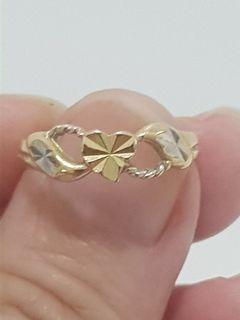 18K 2 toned gold ring 1.8grams size 5.5 Last Price