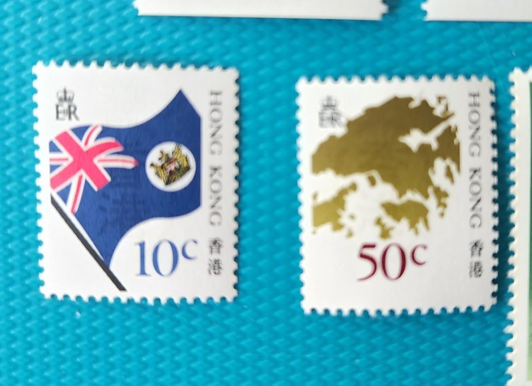 1987 香港郵票(英女皇伊利莎伯二世通用郵票第六套。一套15張。連