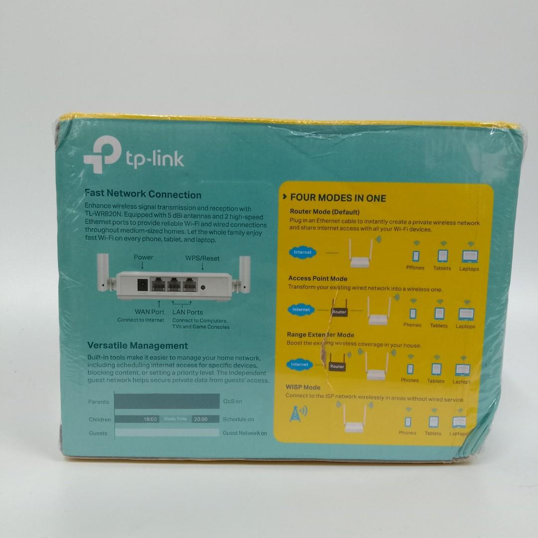 TL-WR820N 300 Mbps Multi-Mode Wi-Fi Router SN/22143R4004942, Computers ...