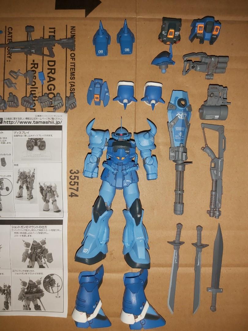 高達Gundam Fix ZEONOGRAPHY #3008 3008 GFF 3種換裝MS-07B-3 MS-08TX