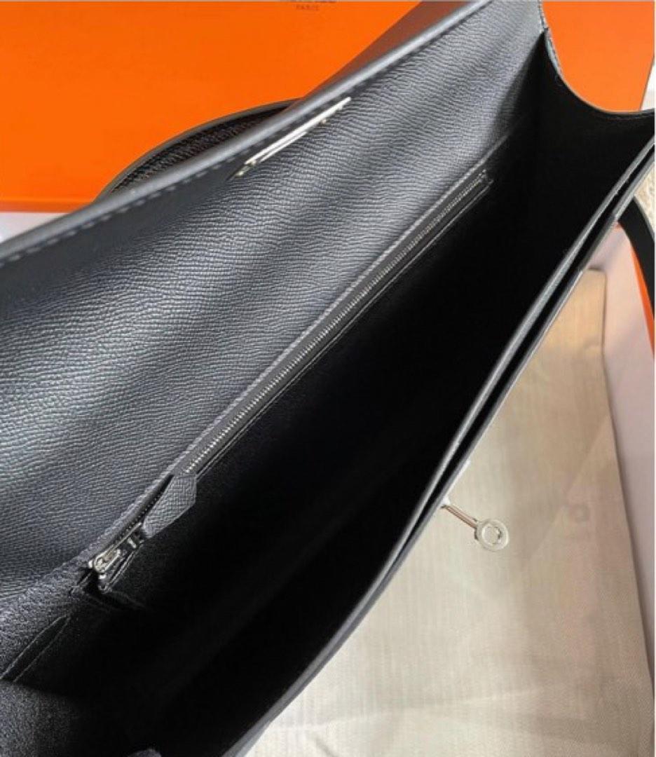 🆕 AUTHENTIC HERMES KELLY DEPECHES 36 BRIEFCASE BLACK EPSOM IN PHW, Luxury,  Bags & Wallets on Carousell