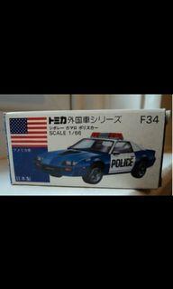 ©️ TOMICA 1.66 F34 ©1980! blue Chevrolet Camaro Z28 Police Car MIB Working Features Die-cast Metal Made In Japan Vintage Sun SEPTEMBER 4,2022