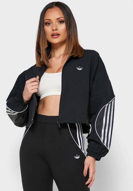 ADIDAS ORIGINALS CROPPED TRACK JACKET Women s