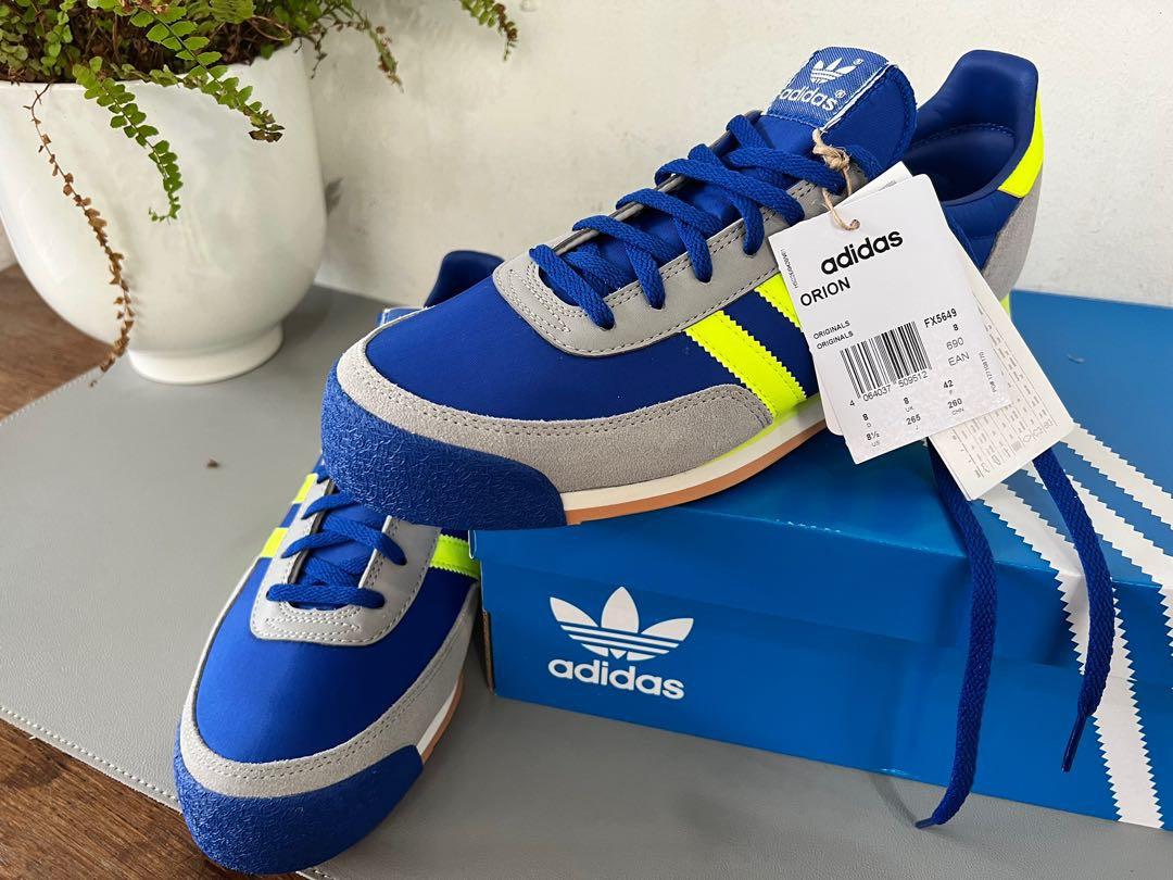 Adidas Orion Royal Blue Solar Yellow Men s Fashion Footwear