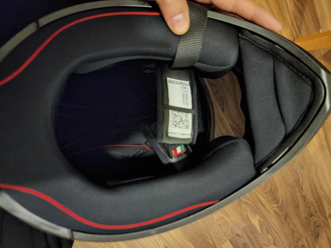 AGV K1 Original with Gold Visor, Motorbikes on Carousell