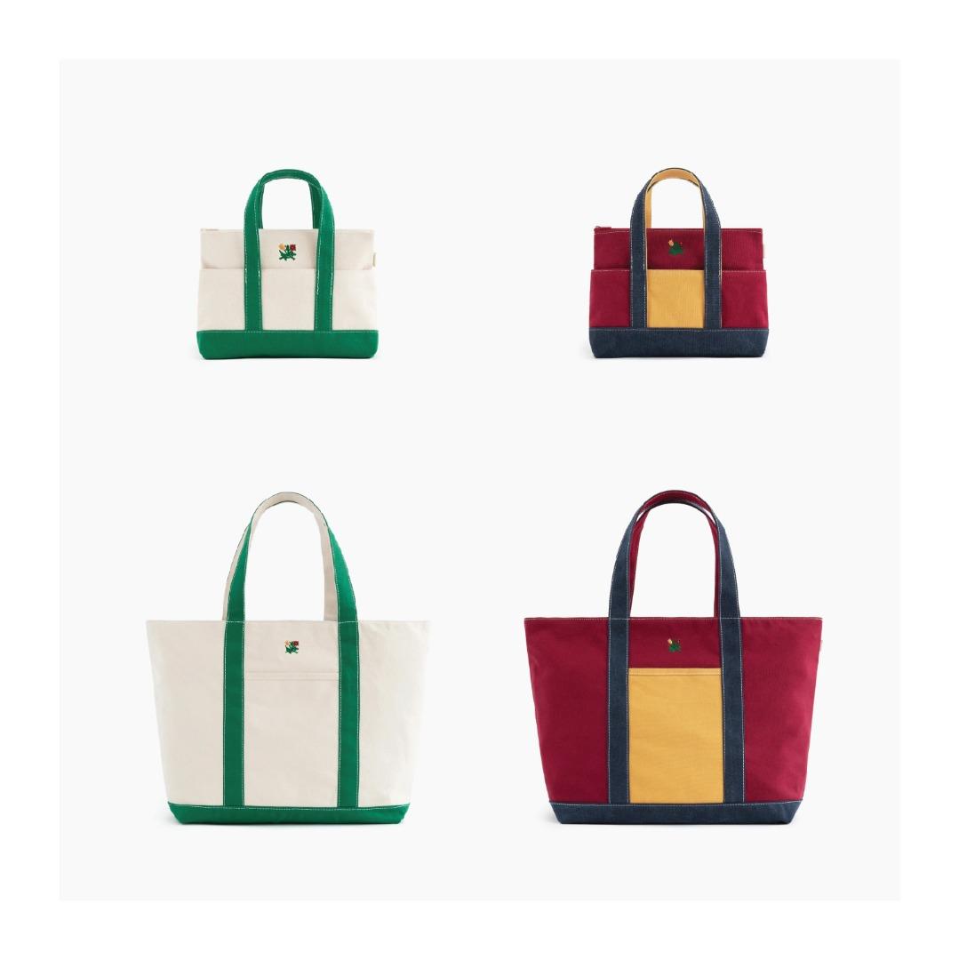 Mini Crest Contrast Tote Bag