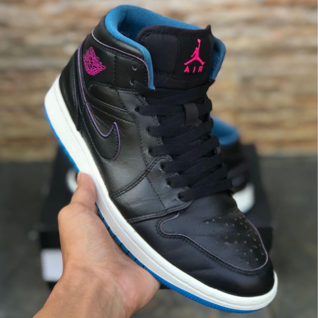 AIR JORDAN 1 MID RADIO RAHEEM 100 Authentic