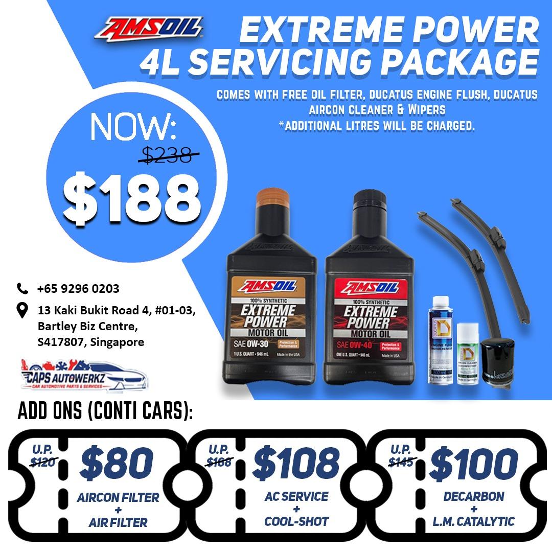 AMSoil Engine Oil Servicing Packages Promotion, Car Accessories ...
