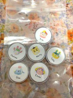 Animal crossing Sanrio amiibo coins