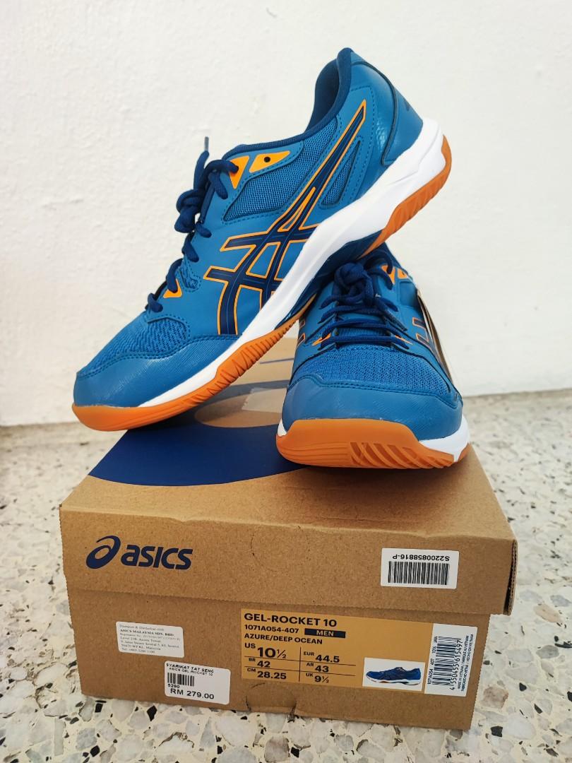 Asics gel rocket online 43