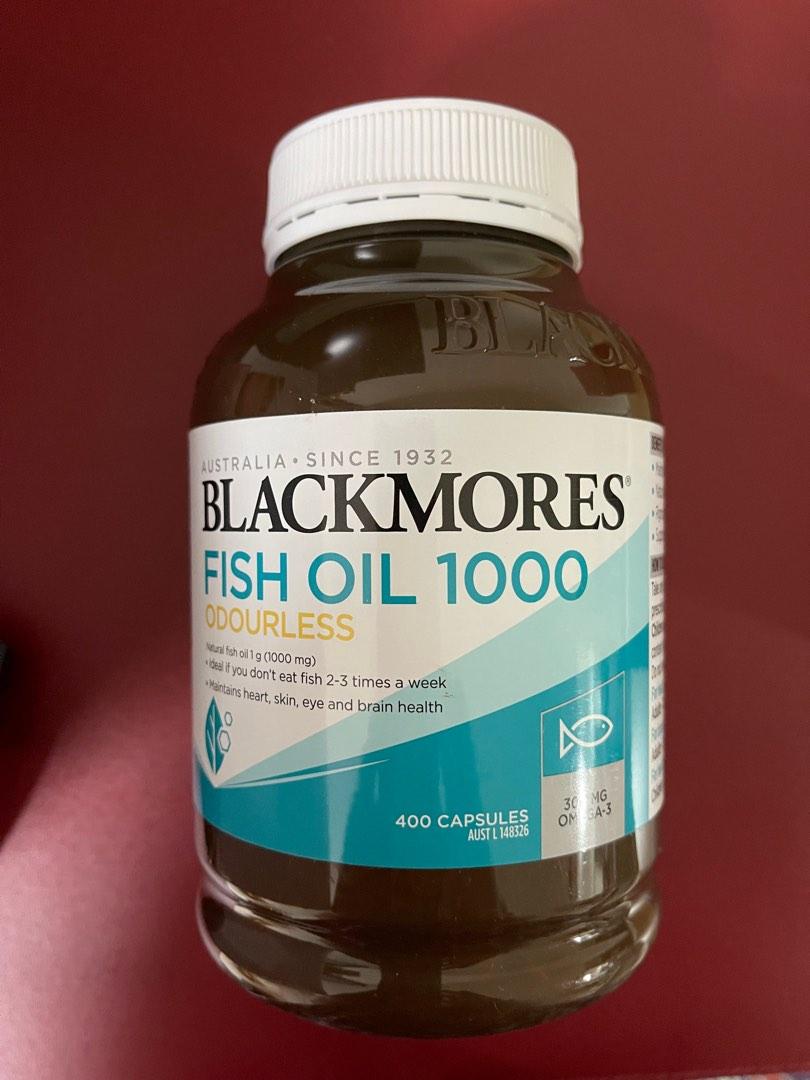 HEALTH AUTHENTIC 400 Capsules Blackmores ODOURLESS Fish Oil