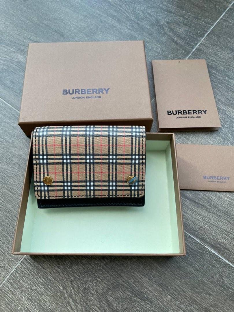 Authentic Burberry Card Holder, Luxury, Bags & Wallets on Carousell