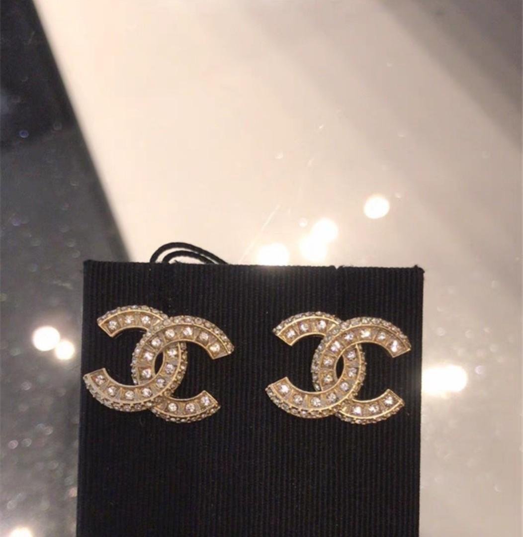 Womens chanel earrings clearance
