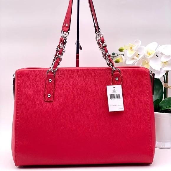 AUTHENTIC KATE SPADE COBBLE HILL ANDEE TOTE (HOT CHILLI), Luxury, Bags &  Wallets on Carousell